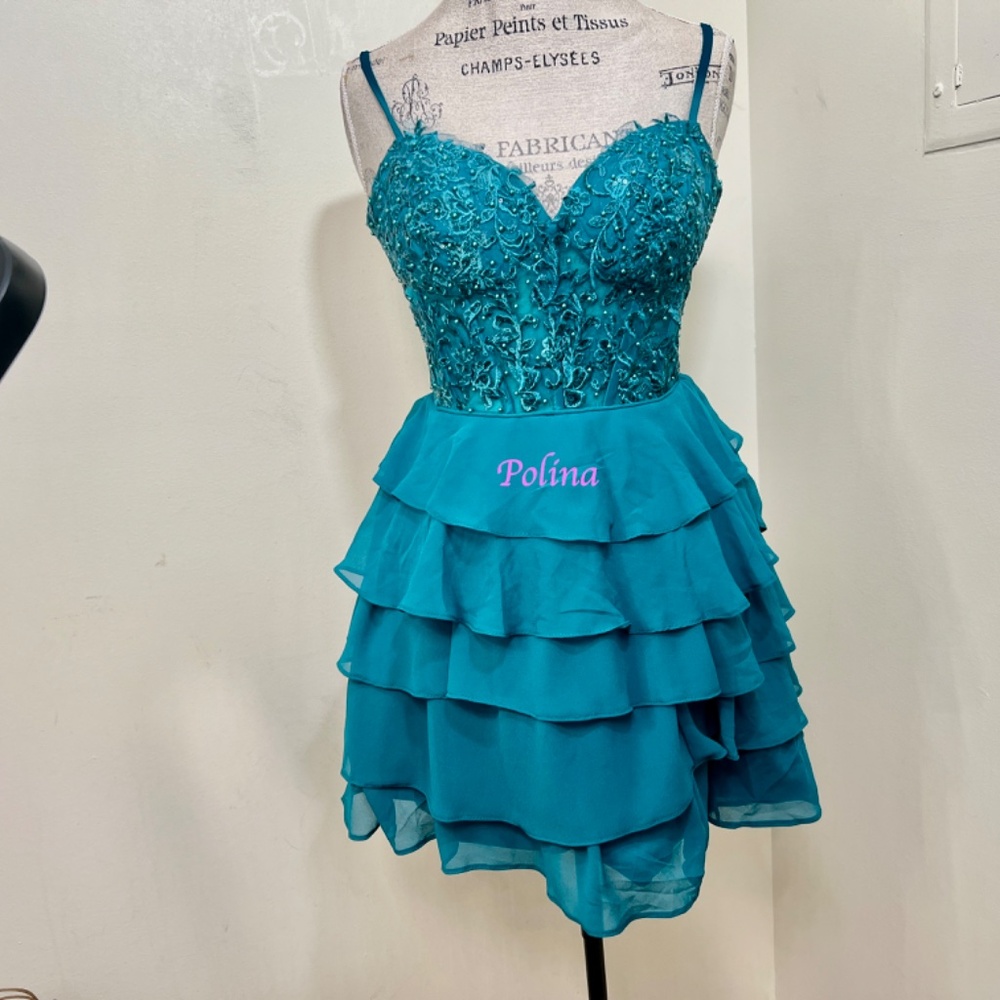 NEW with tag Fashion CLASS AND FASION Prom Dance Mini Tiered Cocktail Dress S8